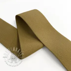 Glad elastiek 4 cm golden brown