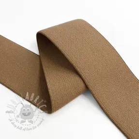 Glad elastiek 4 cm brown