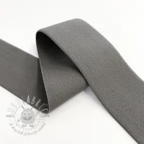 Glad elastiek 4 cm dark taupe