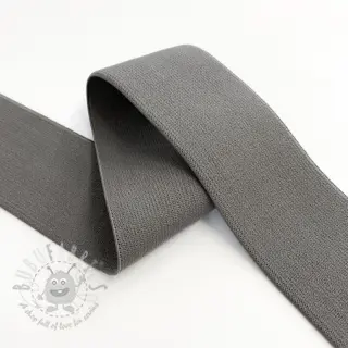 Glad elastiek 4 cm dark taupe
