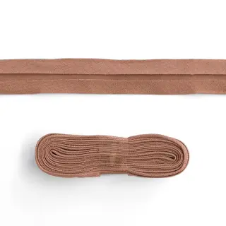 Lemovací prúžok bavlna - 3 m dark salmon