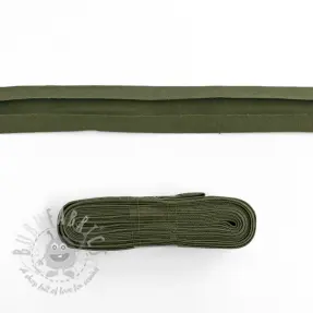 Boordstrook katoen 3 m camo green