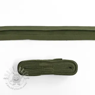 Boordstrook katoen 3 m camo green