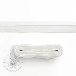 Boordstrook katoen 3 m white