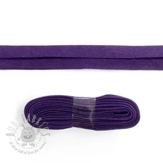 Boordstrook katoen 3 m purple