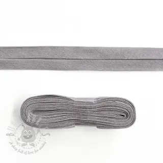 Boordstrook katoen 3 m light grey
