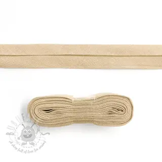 Boordstrook katoen 3 m light sand