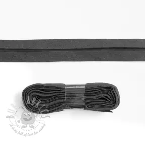 Boordstrook katoen 3 m anthracite