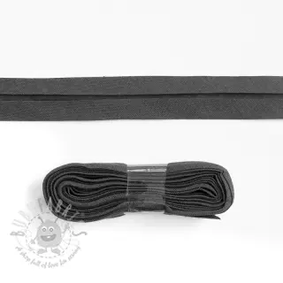 Boordstrook katoen 3 m anthracite