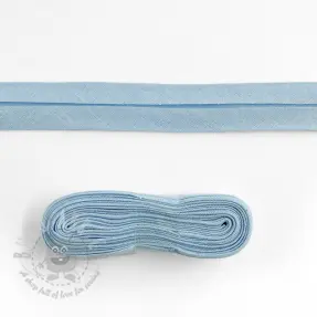 Boordstrook katoen 3 m light blue
