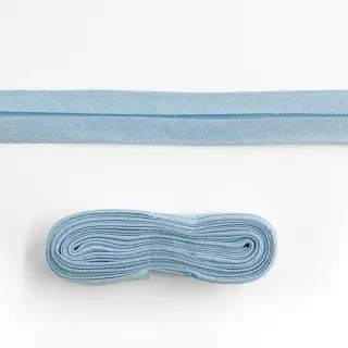 Lemovací prúžok bavlna - 3 m light blue