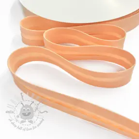 Boordstrook dubbelgaas peach