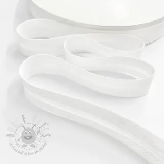 Boordstrook dubbelgaas white