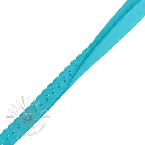 Omvouwelastiek 12 mm LUXURY ocean blue