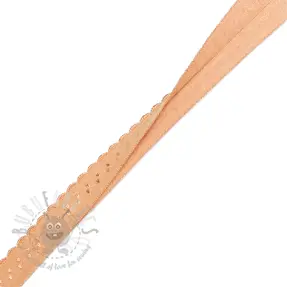 Omvouwelastiek 12 mm LUXURY peach