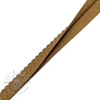 Omvouwelastiek 12 mm LUXURY brown