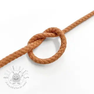 Katoenen koord 5 mm caramel