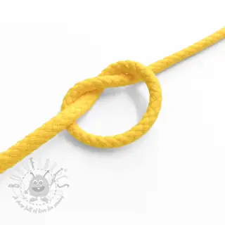 Katoenen koord 5 mm lemon