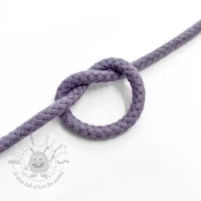 Katoenen koord 5 mm lavender