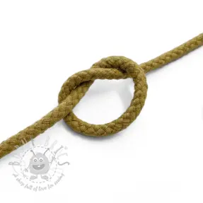Katoenen koord 5 mm golden brown