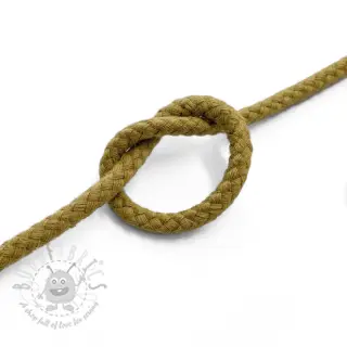 Katoenen koord 5 mm golden brown