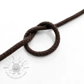 Katoenen koord 5 mm dark mocha