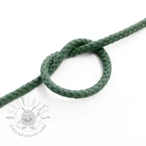 Katoenen koord 5 mm old green