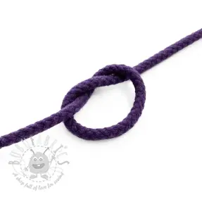 Katoenen koord 5 mm purple