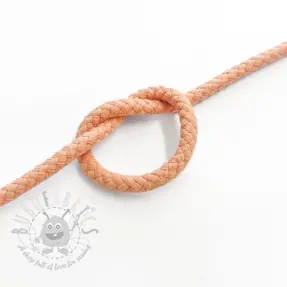 Katoenen koord 5 mm peach
