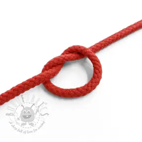 Katoenen koord 5 mm red
