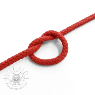 Katoenen koord 5 mm red