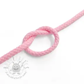 Katoenen koord 5 mm pink