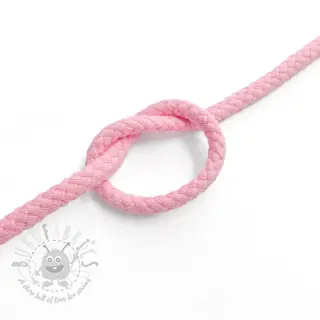 Katoenen koord 5 mm pink