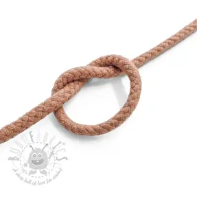 Katoenen koord 5 mm salmon