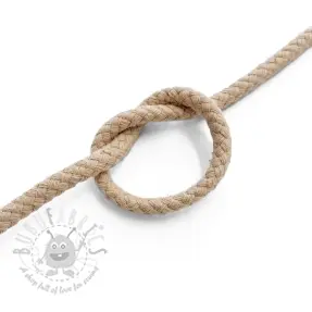 Katoenen koord 5 mm sand