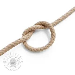 Katoenen koord 5 mm sand