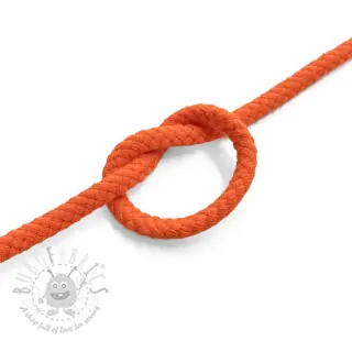 Katoenen koord 5 mm orange