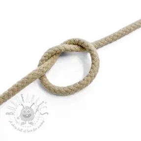Katoenen koord 5 mm pebble