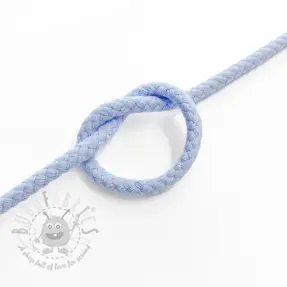 Katoenen koord 5 mm light blue