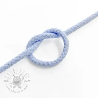 Katoenen koord 5 mm light blue