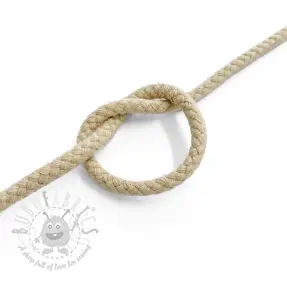 Katoenen koord 5 mm light yellow