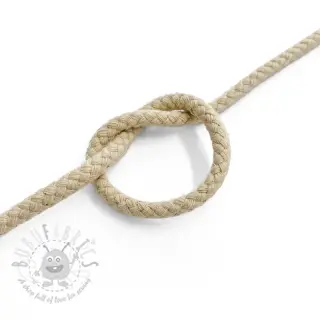 Katoenen koord 5 mm light yellow