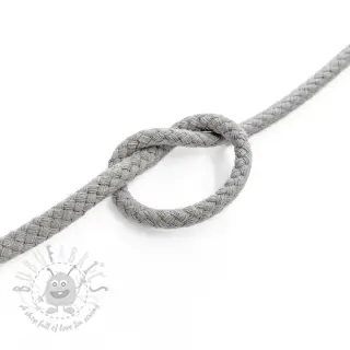 Katoenen koord 5 mm light grey