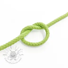 Katoenen koord 5 mm light lime