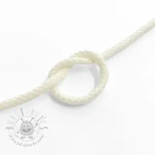 Katoenen koord 5 mm off white
