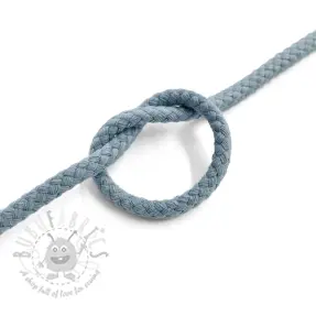 Katoenen koord 5 mm baby blue