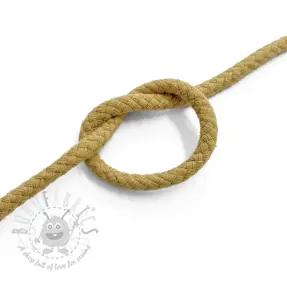 Katoenen koord 5 mm camel