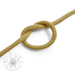 Katoenen koord 5 mm camel