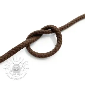 Katoenen koord 5 mm choco