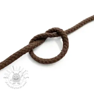 Katoenen koord 5 mm choco